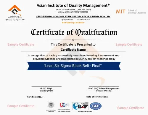 Final Certificate